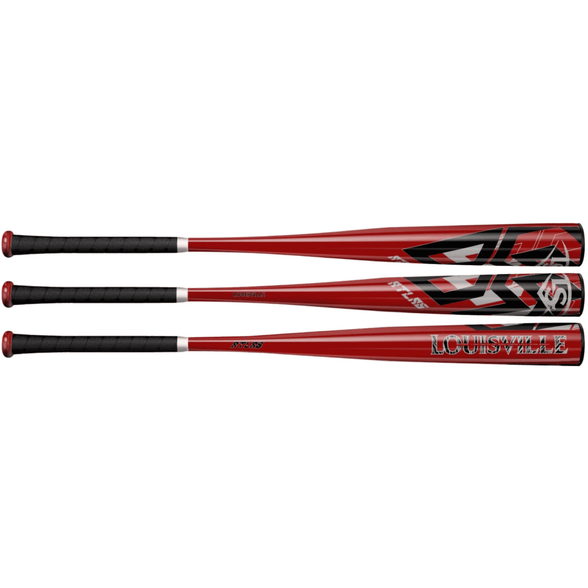 2023 Louisville Slugger Atlas BBCOR (-3) Custom Baseball Bat (Red/Black)