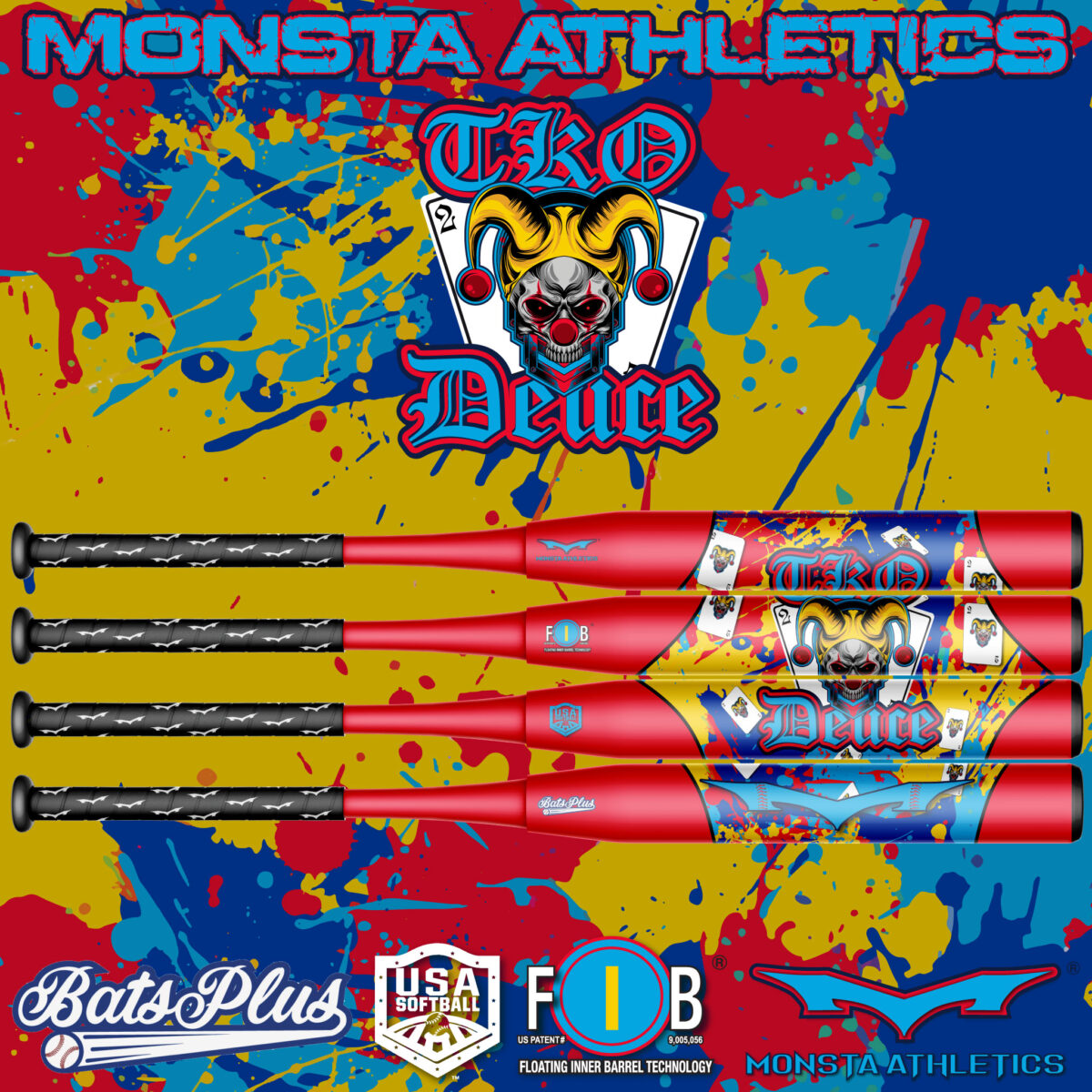 Batte De Softball Monsta TKO Torch MX 2025 – 25 Oz – ASA Slowpitch – Neuve Avec étiquette